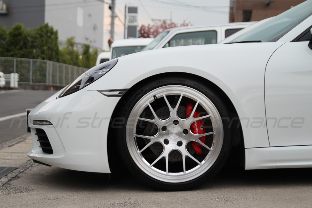 Porsche 718Cayman neutrale wheels カスタムドレスアップ Mouf.岡山